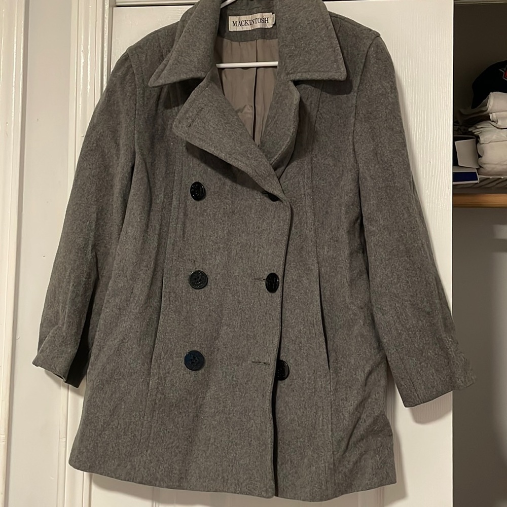 Gray Mackintosh Peacoat